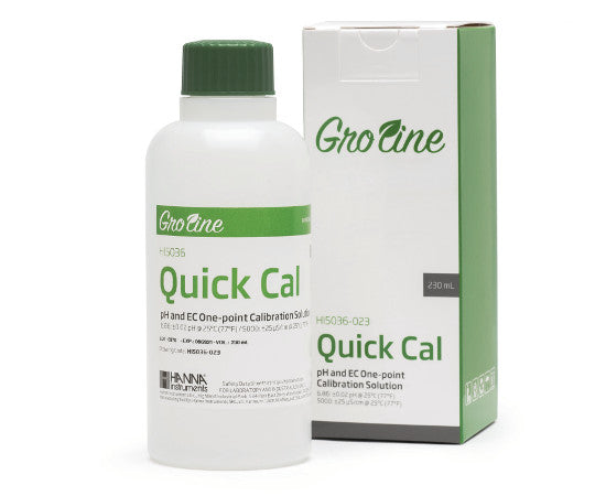 GroLine　pH/EC簡易標準液　ボトル入りタイプ（230mL）　HI5036-023 1本