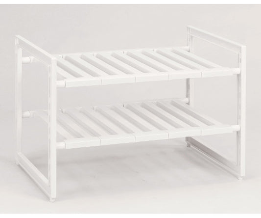 アレンジフリー　シンク下スペースラック　2段ワイド（伸縮タイプ）　H-5799 1個