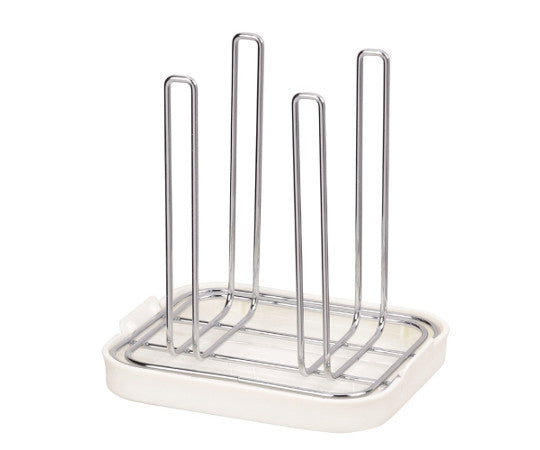 심플 스토리지 페트병 글라스 스탠드 화이트 HB-495 1개