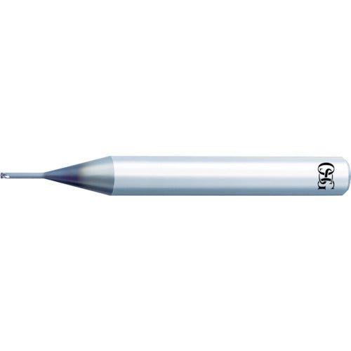 ＯＳＧ　超硬エンドミル　４枚刃　小径ロングネックブルノ―ズ　コーナー半径０．１ｍｍ　刃径０．８ｍｍ　刃長０．３２ｍｍ　３１９０８０３　PHX-LN-CRE-0.8XR0. 1X8　1 本