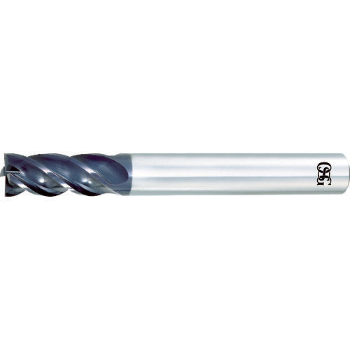 OSG 초경 스퀘어 엔드밀 FX 코트 4날 쇼트(방진형 다기능) 날 직경 3mm 날 길이 8mm 전체 길이 60mm 8529030 UP-PHS-3