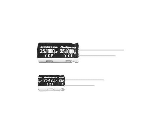 소형 알루미늄 전해 콘덴서 35V 100μF 105℃ 긴 수명 저임피던스 35YXF100MEFC 1개