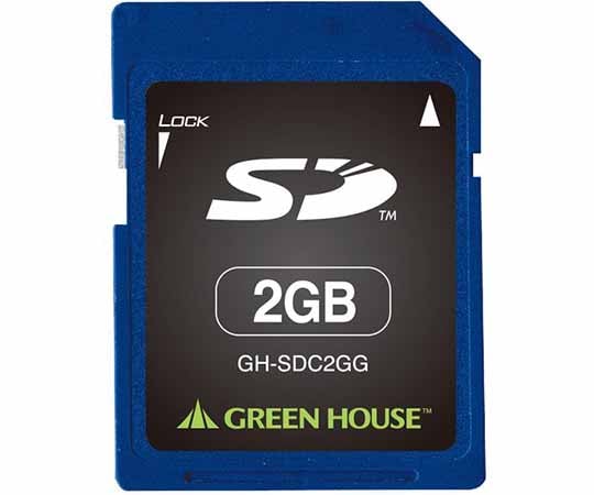 スタンダードSDメモリーカード　2GB　GHSDC2GG 1個