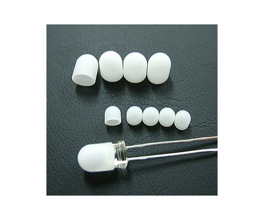 LED diffusion cap (milky white) 5MM*1 1pc