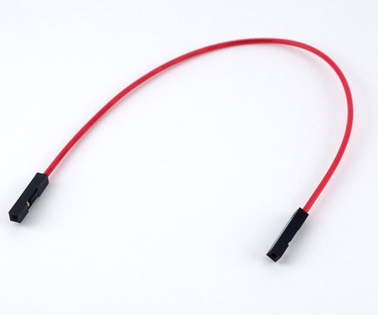 Breadboard jumper cord (female-female) 15cm red 10 pieces GB-JPF-10P15-R 1 set (10 pieces)