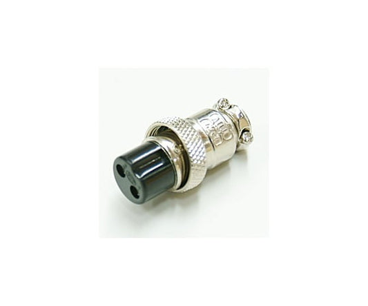 Microphone connector 2-pin female 6.2Φ wire PLT-162-PR 1 piece