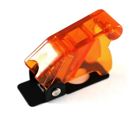 トグルスイッチカバー　クリアオレンジ　TSCOVER-OR 1個