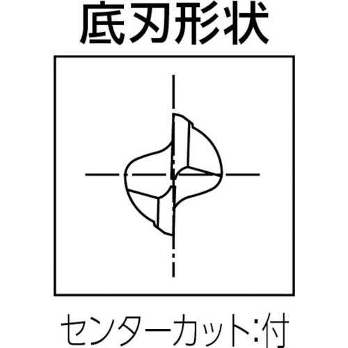 ＯＳＧ　超硬スクエアエンドミル　ＦＸコート２刃スリムシャンク　刃径１２ｍｍ　刃長３０ｍｍ　シャンク径１１ｍｍ　８４０８４６２　FX-SS-EDS-12X110X30X11　1 本