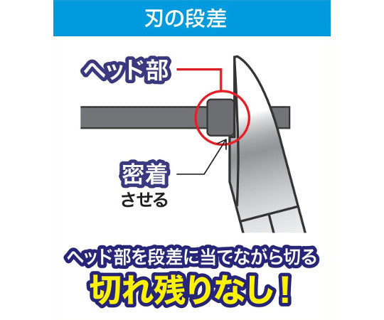 Cable tie 2-way nippers KB-125S 1 piece