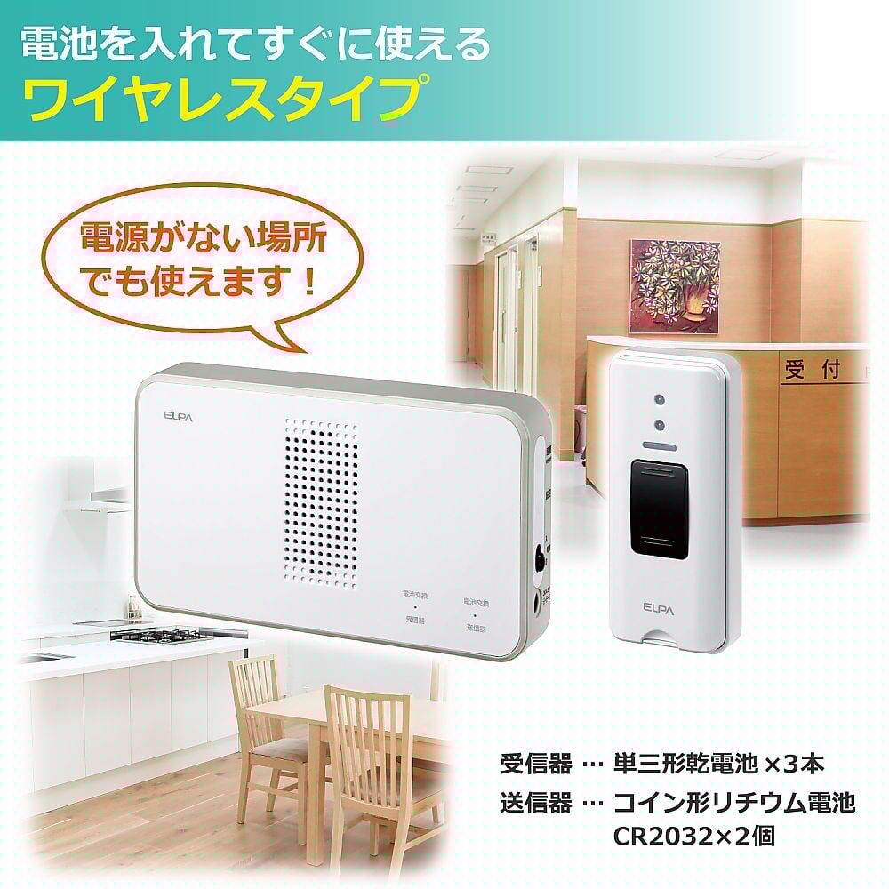 Wireless Chime Push Button Set EWS-S5030 1 piece