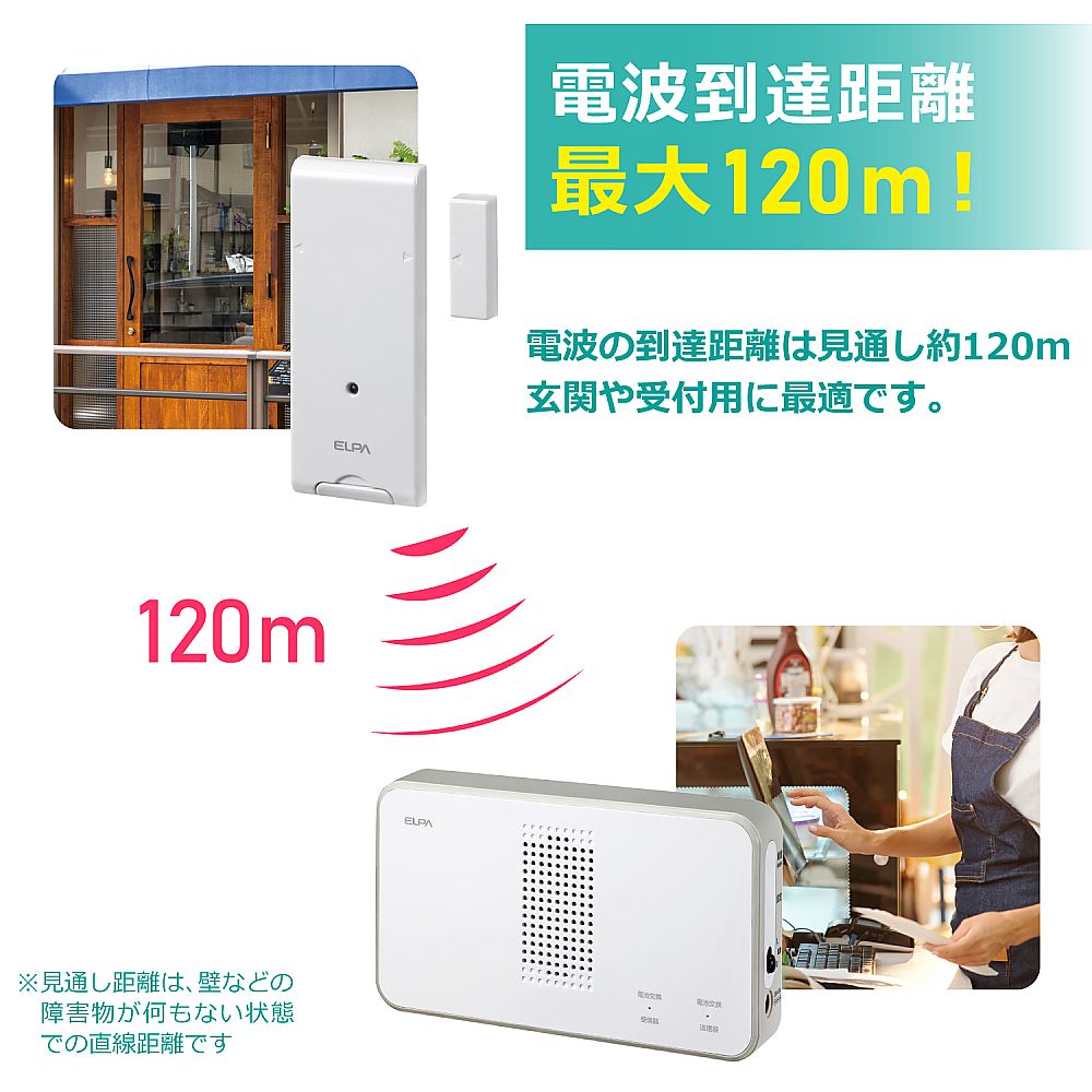 무선 차임 도어 개폐 센서 세트 EWS-S5034 1개