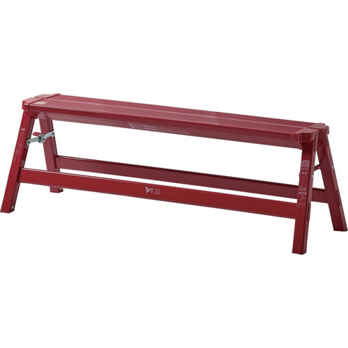 ＴＥＮＭＡ　アルミワイド踏み台１段　レッド　812004248　1 台