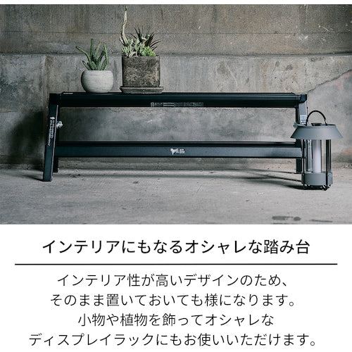 ＴＥＮＭＡ　アルミワイド踏み台１段　レッド　812004248　1 台