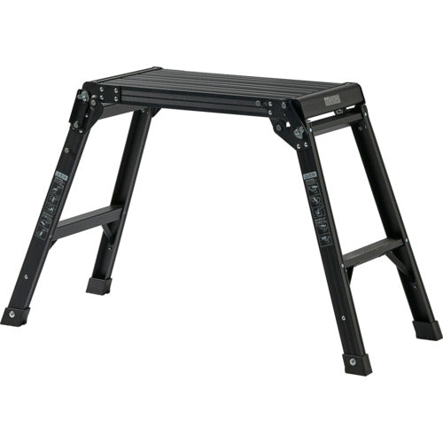 ＴＥＮＭＡ　アルミ作業台２段　ブラック　812004239　1 台