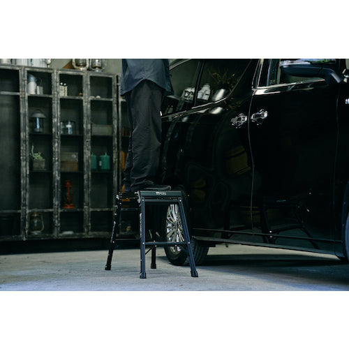 ＴＥＮＭＡ　アルミ作業台２段　レッド　812004238　1 台