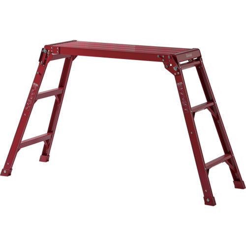 ＴＥＮＭＡ　アルミ作業台３段　レッド　812004240　1 台