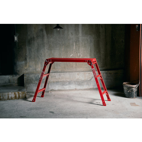 ＴＥＮＭＡ　アルミ作業台３段　レッド　812004240　1 台