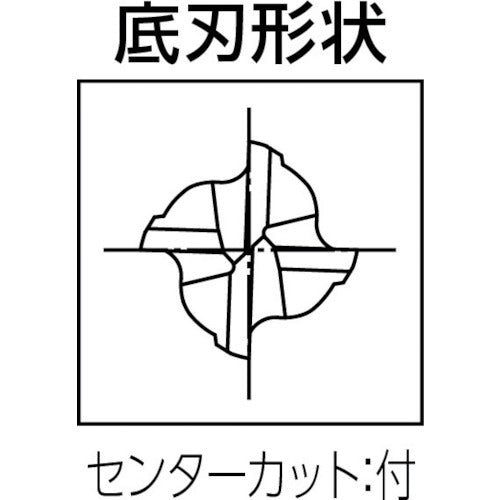 ＯＳＧ　超硬スクエアエンドミル　ＷＸコート４刃ショート　刃径８ｍｍ　刃長１９ｍｍ　３１３０５８０　WXL-EMS-8　1 本