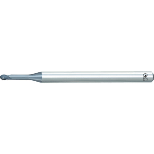 ＯＳＧ　超硬ボールエンドミル　ＷＸＬコート２刃（深リブボール形）　ボール半径０．２ｍｍ　刃長０．３ｍｍ　首下長１ｍｍ　３１１０４１０　WXL-LN-EBD-R0.2X1X4　1 本