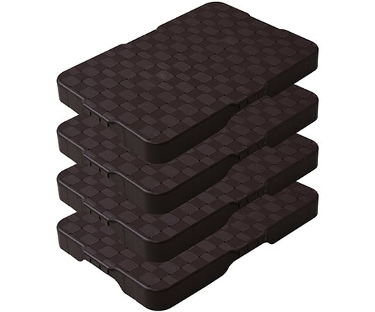 平台車　ホームキャリーライト　4個組　ダークブラウン　HCL-E38(DB)EX4 1組(4個入)