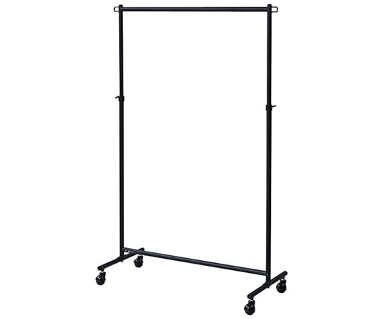 Heavy-duty hanger rack (with casters) 1-tier, black YIH-S(MBK) 1 unit