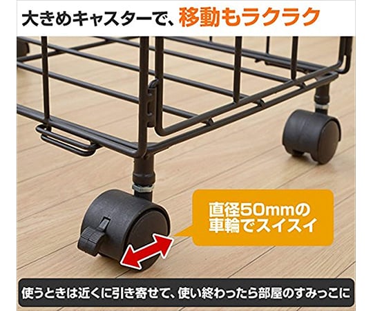 Dust box (with casters) Black SWDB-45(BK) 1 unit