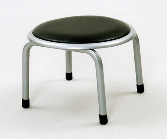Pipe round chair (low floor type) Silver/Black YZX-01LOW(SB) 1 piece