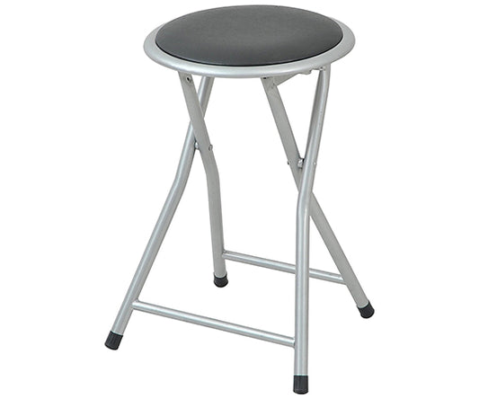 折りたたみチェア　シルバー/ブラック　YZX-02R(SB) 1脚