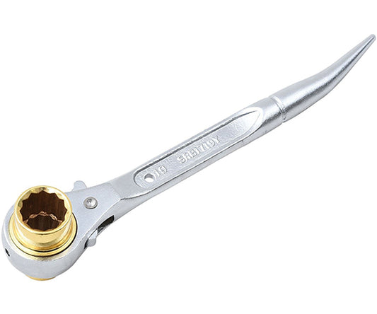 양구 래칫 렌치(굽힘 시노 부착) 17×19mm SRB1719Y 1개