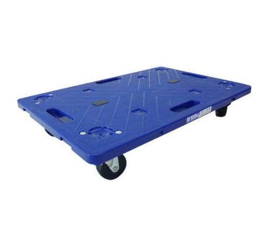 Articulated platform cart Rakuso-kun (rubber caster type) Navy blue NTR-G65NB 1 unit