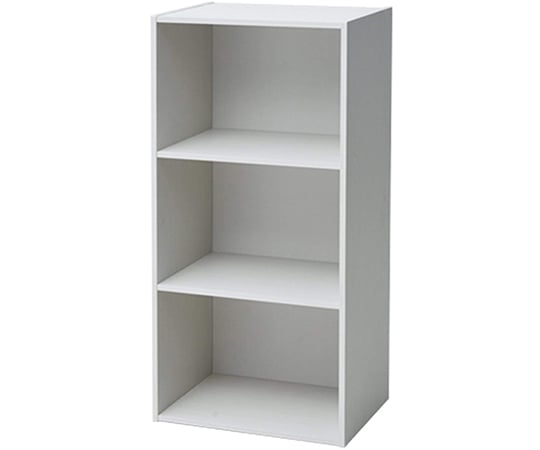 Stylish wood grain color box, 3 tiers, white wash (wood grain), GCB-3(JW) 1 unit