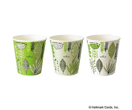Embossed Cup Natural Leaves 1 bag (50 pieces) C2550ELV 1 bag (50 pieces)