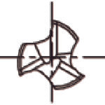 OSG TiN 코트라 핑 롱 생크 쇼트 파인 피치 3 날 날 직경 6mm 날 길이 11mm 전체 길이 80mm 71356 TIN-LS-RESF-6 1 개