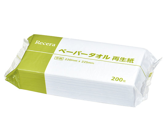 Recera 종이 타월 재생지 중판 200장입 1팩(200장입)