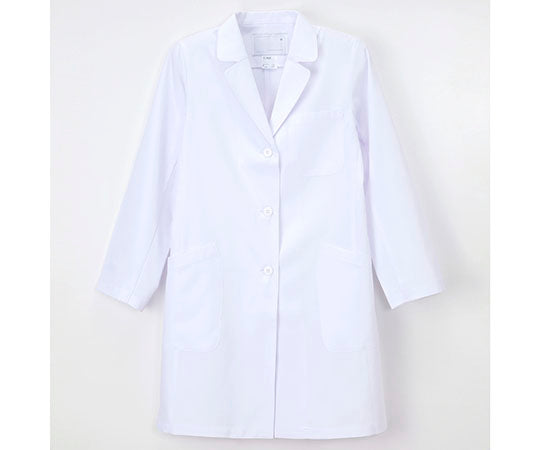 Women's single examination gown, white, L, KEX-5190, 1 piece