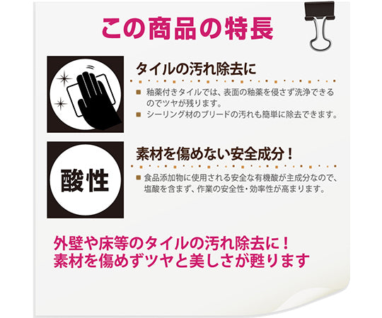 復活洗浄剤　タイル用　100mL　17660012100 1個