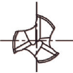 ＯＳＧ　ＶコートＸＰＭラフィング　ロングシャンク　ショート　ファインピッチ　３刃　刃径６ｍｍ　刃長１１ｍｍ　全長８０ｍｍ　８４５５６５６　VLS-XPM-RESF-6X3F　1 本