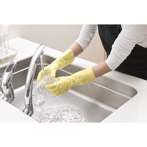 ＳＨＯＷＡ　塩化ビニール手袋　ナイスハンドＤＡＹＳ（デイズ）　Ｓサイズ　ミモザイエロー　NHDAYS-SY　1 双