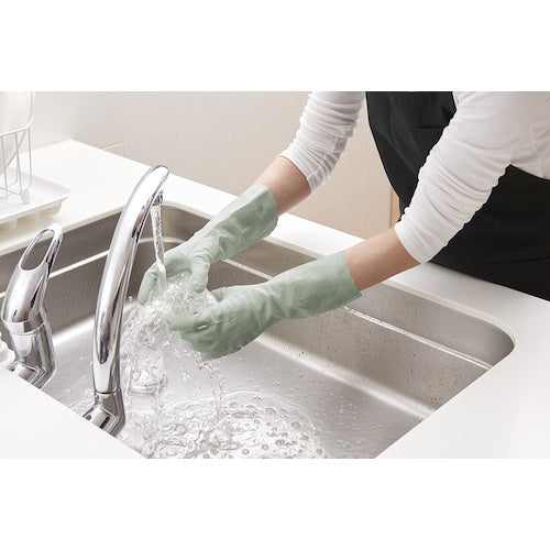 ＳＨＯＷＡ　塩化ビニール手袋　ナイスハンドＤＡＹＳ（デイズ）　Ｌサイズ　モスグリーン　NHDAYS-LG　1 双