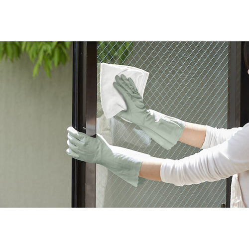 ＳＨＯＷＡ　塩化ビニール手袋　ナイスハンドＤＡＹＳ（デイズ）　Ｍサイズ　モスグリーン　NHDAYS-MG　1 双