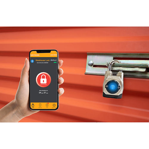 ジェーエスビ　防じん・防水スマート南京錠ｅＧｅｅＴｏｕｃｈ第５世代　ＩＰ６６（ショートシャックル）５−０２５０１−８４日本語パッケージ　5-02501-94　1 個