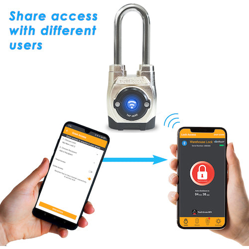 ジェーエスビ　防じん・防水スマート南京錠ｅＧｅｅＴｏｕｃｈ第５世代　ＩＰ６６（ロングシャックル）５−０２５０２−８４日本語パッケージ　5-02502-94　1 個