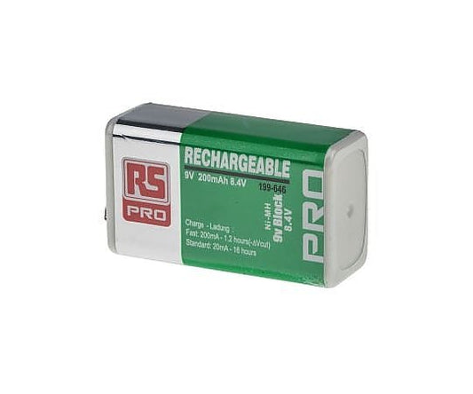 9V 충전식 배터리 199-646 1개