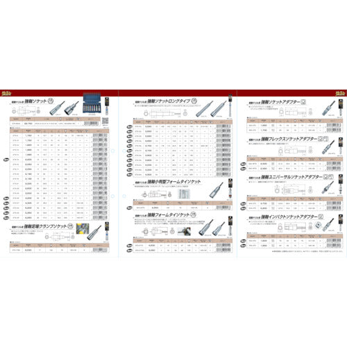 ＴＯＰ　電動ドリル用強軸インパクトソケットアダプター　差込角９．５ｍｍ　FNA-3TS　1 個