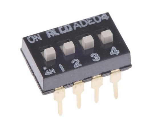DIP switch slide 4P ADE0404 1 piece