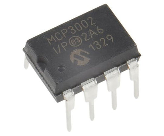 10ビット ADコンバータ SPI 8ピン PDIP 1袋（2個入）　MCP3002-I/P 1袋(2個入)