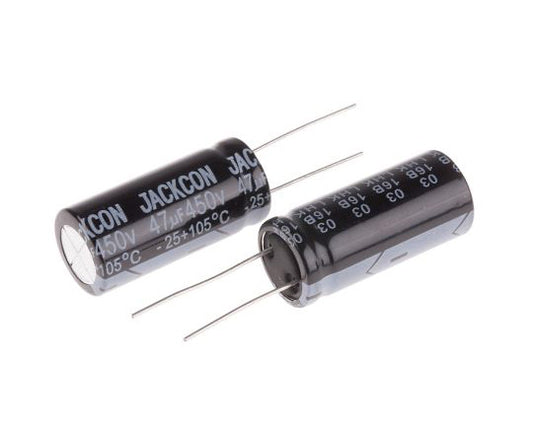 Aluminum electrolytic capacitor 47μF 450V dc 1 bag (2 pieces) 711-2150 1 bag (2 pieces)