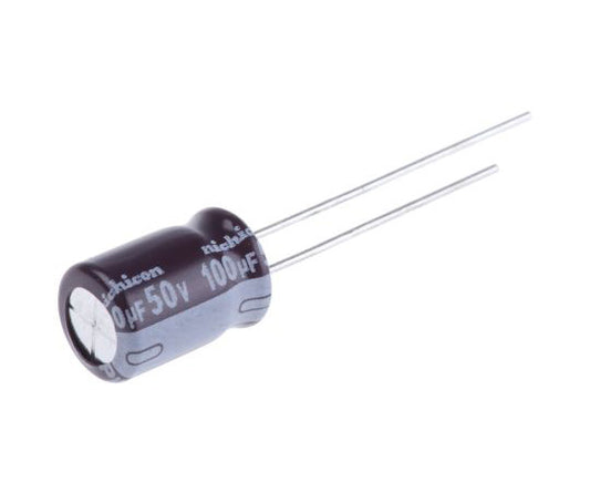 Aluminum electrolytic capacitor 100μF 50V dc 1 bag (10 pieces) UPW1H101MPD 1 bag (10 pieces)