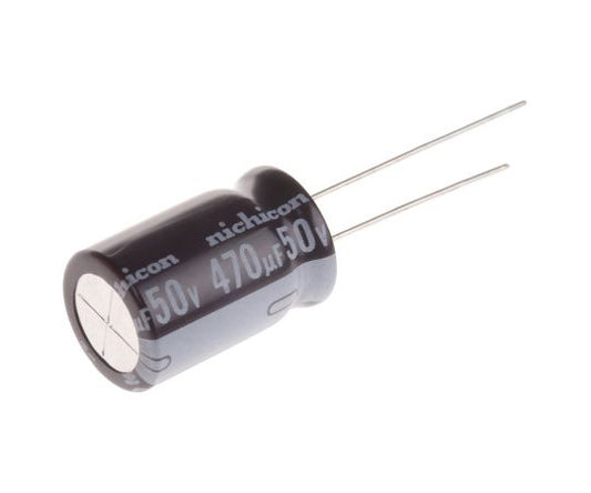 Aluminum electrolytic capacitor 470μF 50V dc 1 bag (5 pieces) UPW1H471MHD 1 bag (5 pieces)