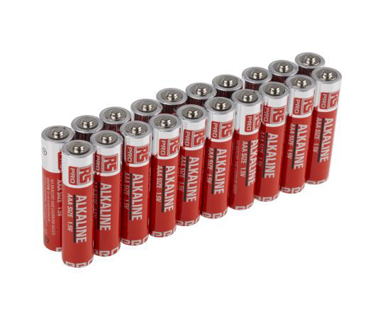 単4形電池 アルカリ電池 公称電圧 1.5V 1袋（20個入）　917-6581 1袋(20個入)